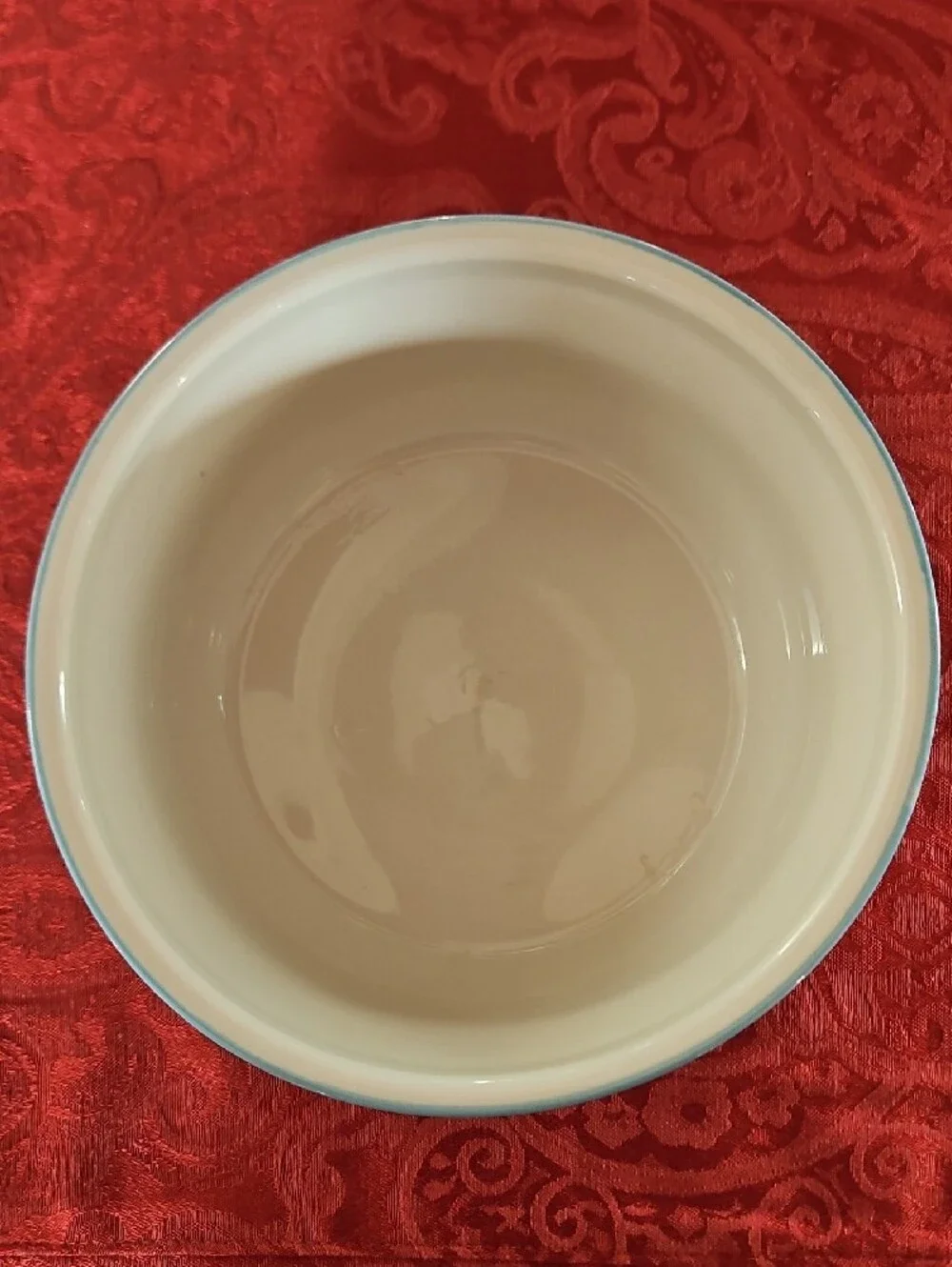 Yokohama Studio Hand Painted Whimsical Sea Life Ceramic Serving Bowl